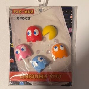 CROCS Pac-Man Ghosts Jibbitz Set NWT